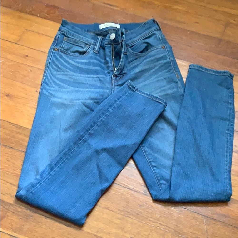 Madewell roadtripper jeans crop